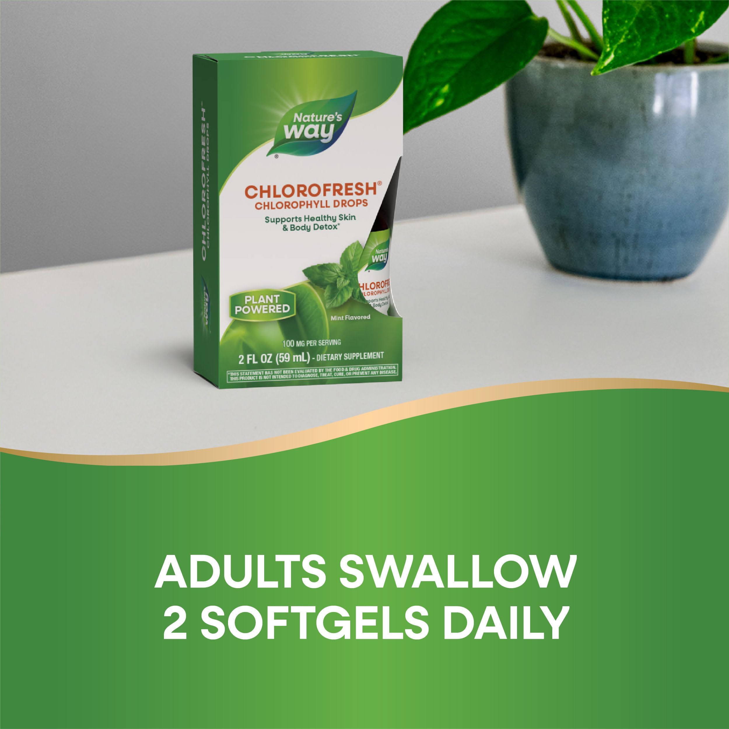 Foto 7 pulgar | Clorofila Nature's Way 60 ml - Venta Internacional