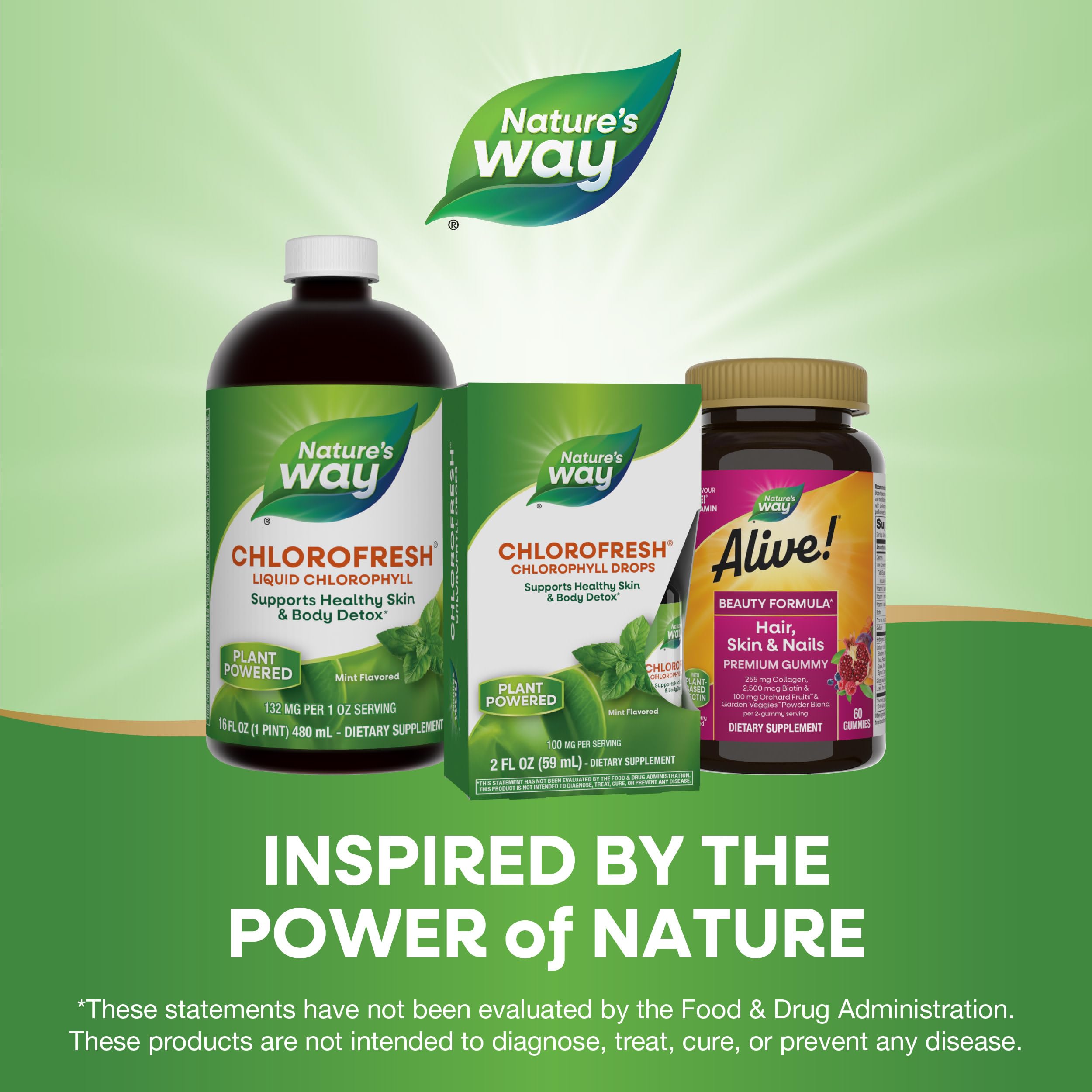 Foto 8 pulgar | Clorofila Nature's Way 60 ml - Venta Internacional
