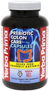Foto 1 | Prebiotics Yerba Prima Colon Care Fiber 180 Cápsulas - Venta Internacional