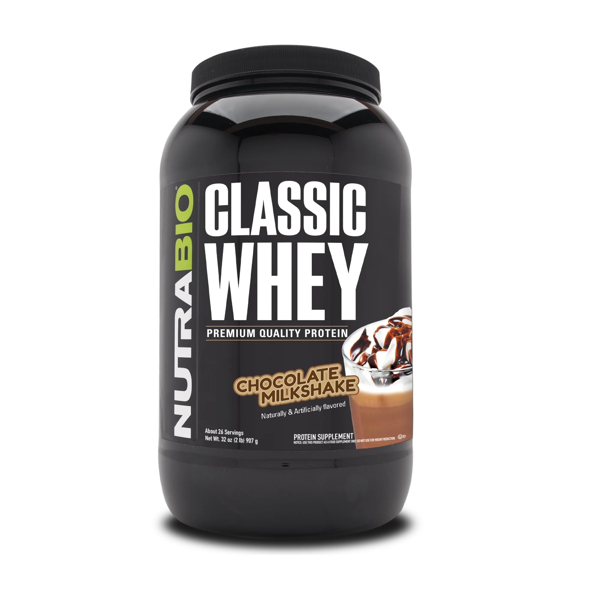 Foto 1 | Proteína En Polvo Nutrabio Classic Whey Chocolate 907 G - Venta Internacional.