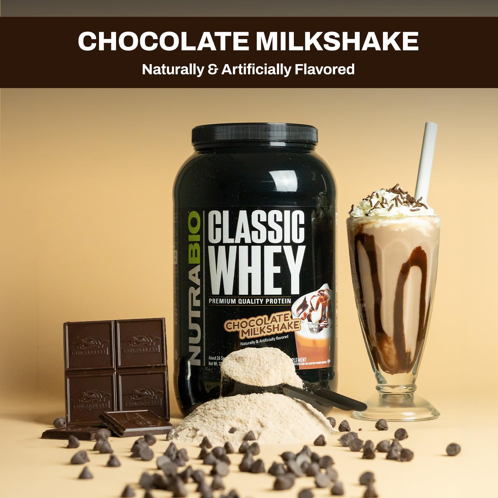 Foto 7 pulgar | Proteína En Polvo Nutrabio Classic Whey Chocolate 907 G - Venta Internacional.