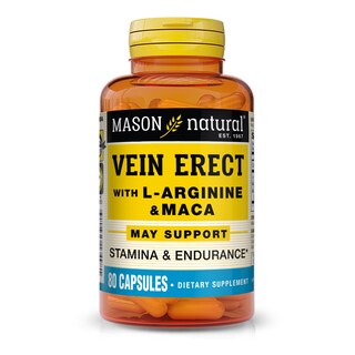 Foto 1 | Suplemento Mason Natural Vein Erect Sexual & Vascular 80 Cápsulas - Venta Internacional.