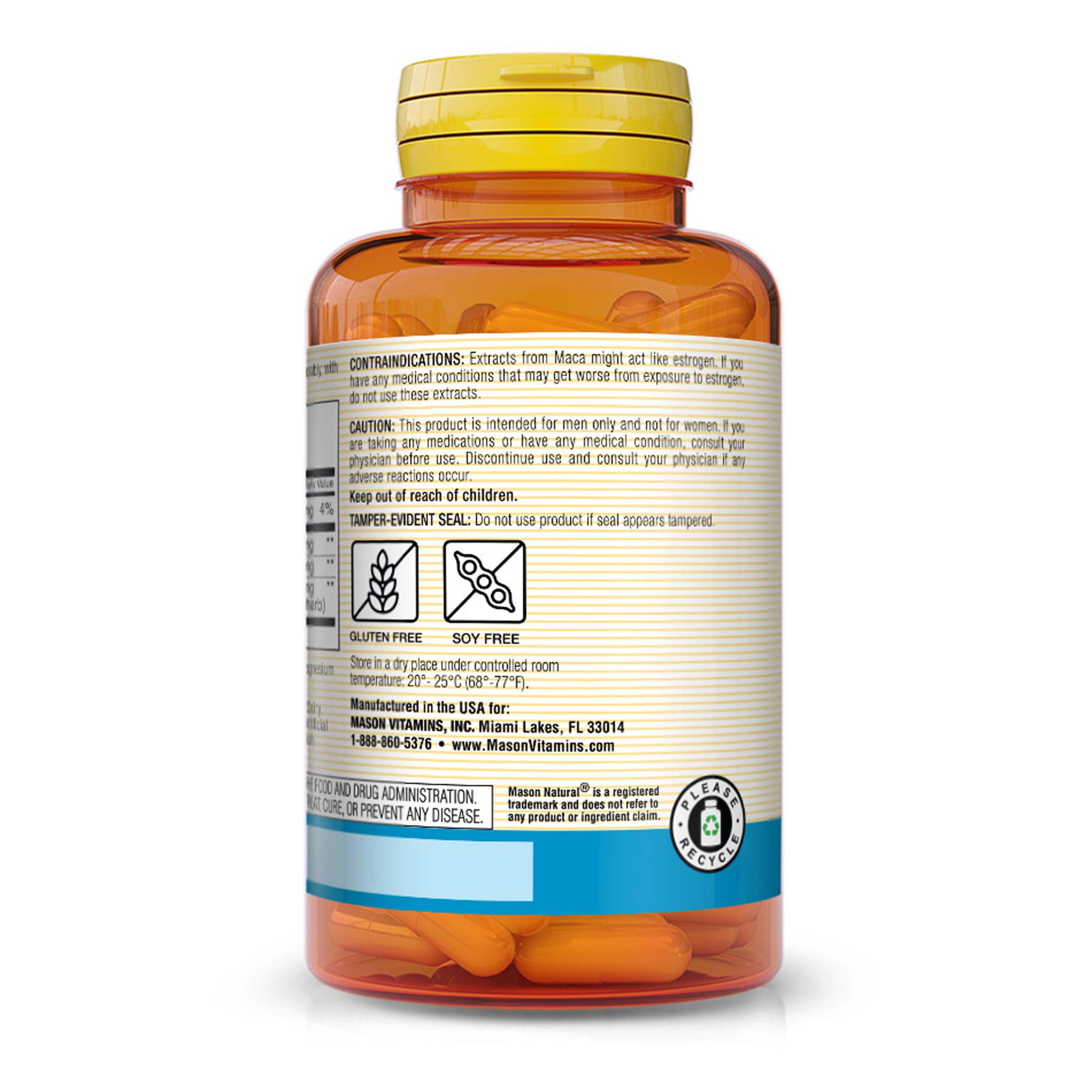 Foto 3 | Suplemento Mason Natural Vein Erect Sexual & Vascular 80 Cápsulas - Venta Internacional.