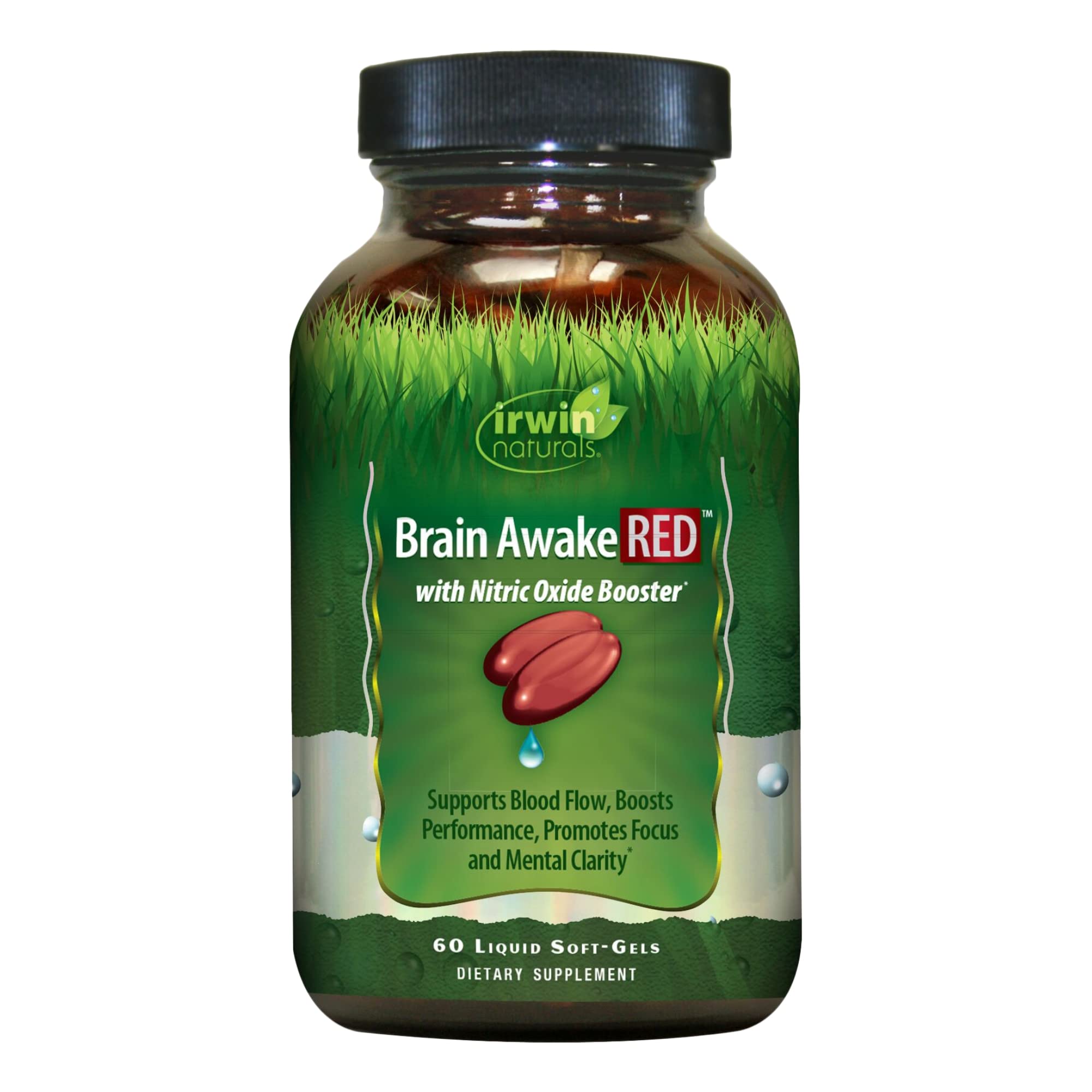 Foto 2 pulgar | Suplemento Brain Awake Red De Irwin Naturals 60 Cápsulas Blandas - Venta Internacional.