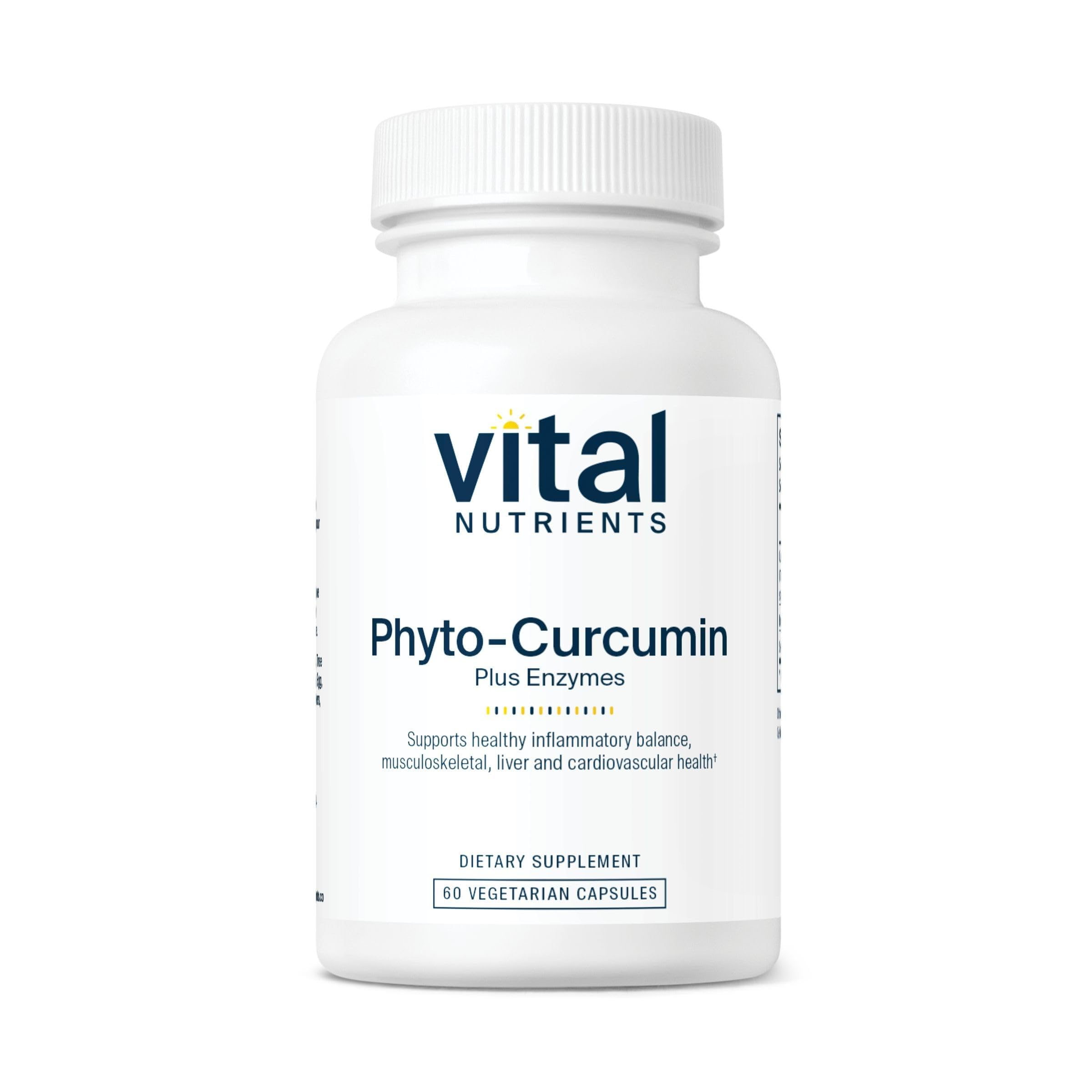 Foto 2 pulgar | Suplementos De Curcumina Vital Nutrients Fito-curcumina 60 Cápsulas - Venta Internacional.