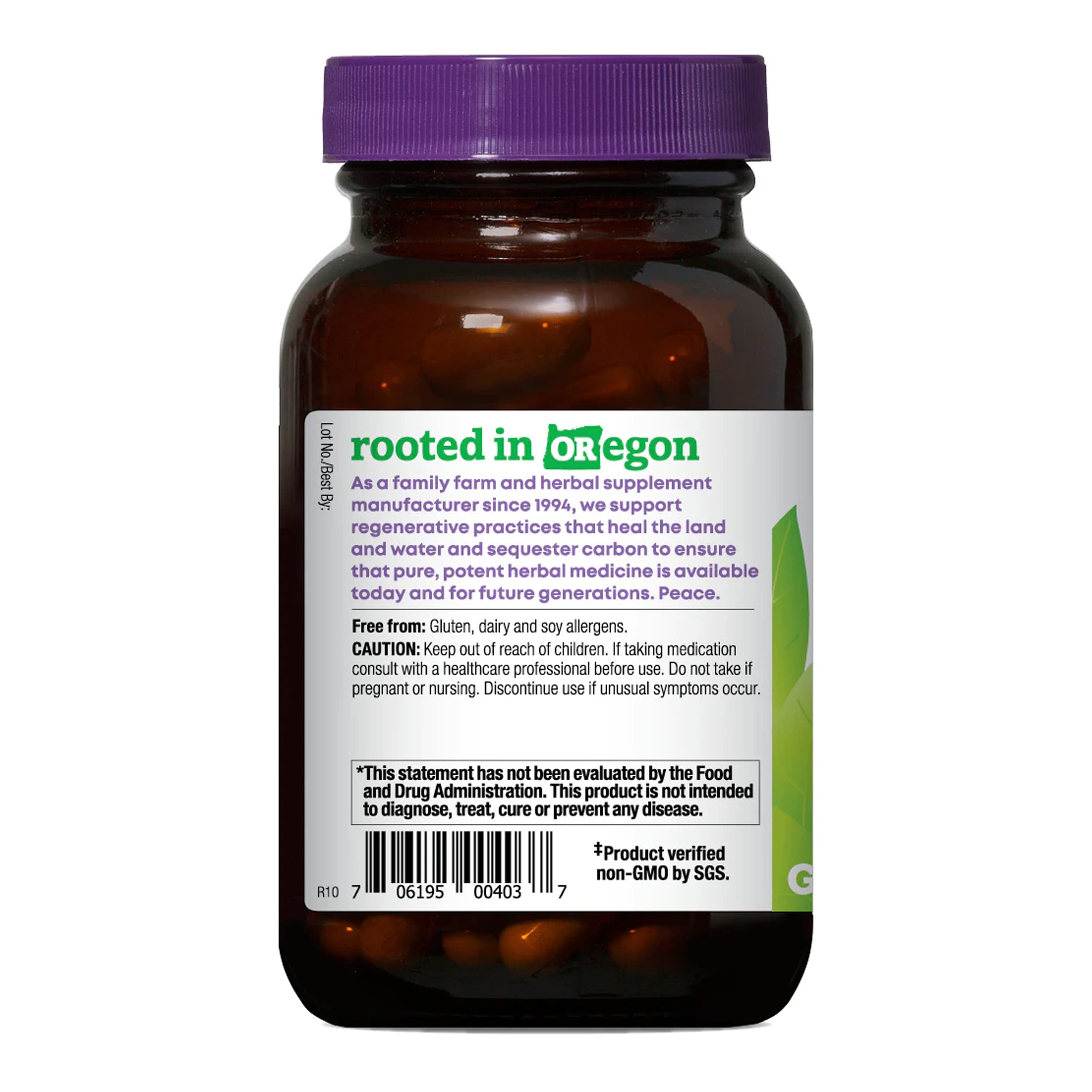 Foto 4 pulgar | Suplemento Orgon's Wild Harvest Gymnema Vegan 60 Cápsulas - Venta Internacional.