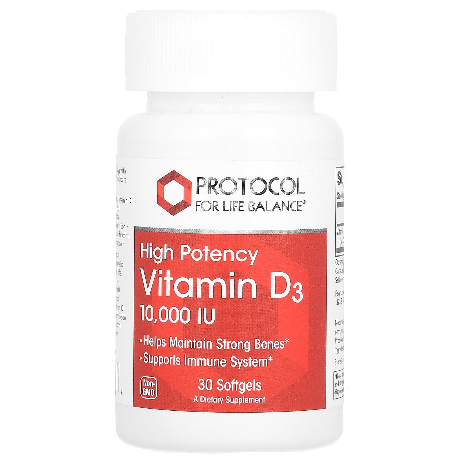 Foto 1 | Protocolo De Suplementos Para Life Balance Vitamina D3, 10 000 Ui, 30 Cápsulas Blandas - Venta Internacional.