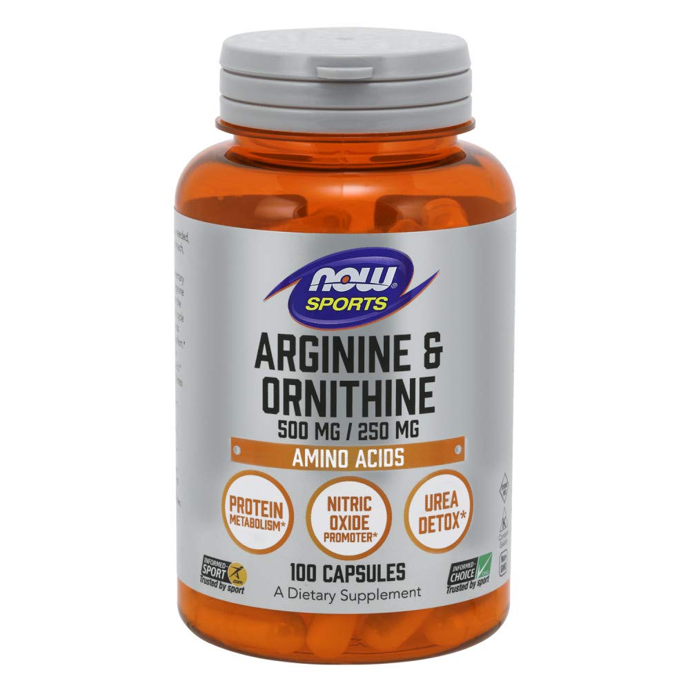 Foto 1 | Supplement Now Foods, Arginina Y Ornitina, 100 Cápsulas - Venta Internacional.