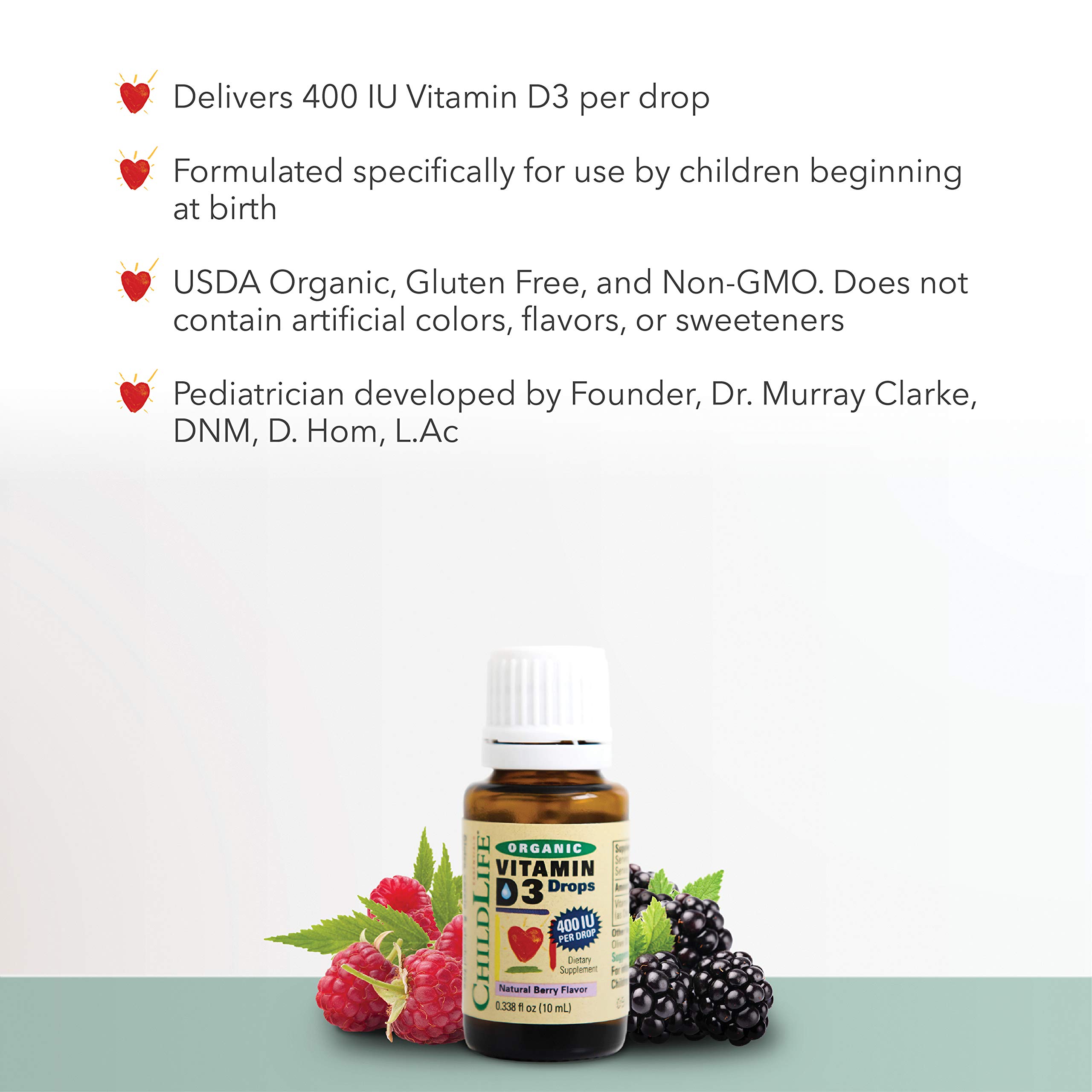 Foto 4 pulgar | Gotas De Vitamina D Childlife Essentials Orgánicas, 12 Ml, 400 Ui/gota - Venta Internacional.