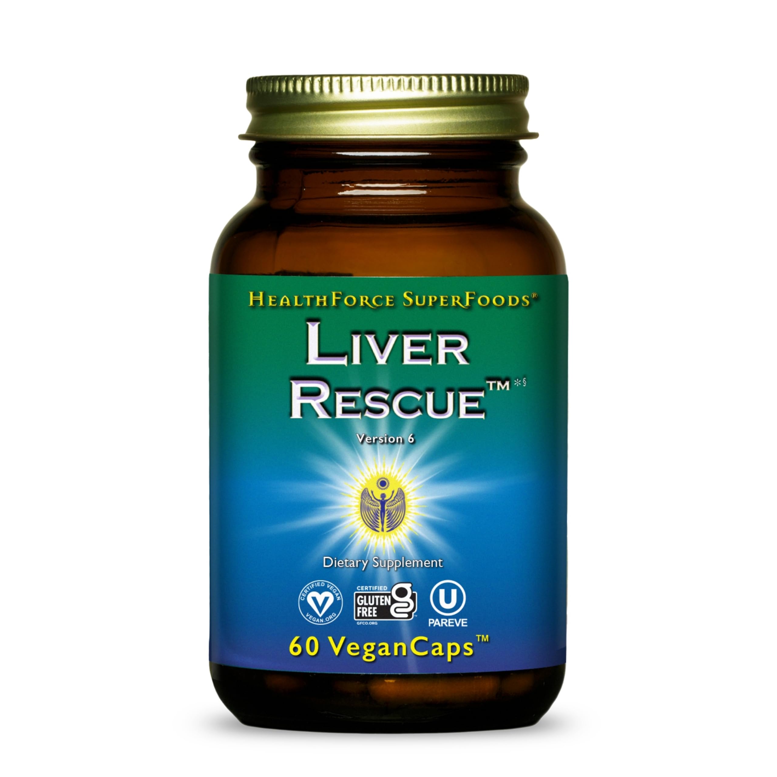 Foto 2 pulgar | Suplemento Healthforce Superfoods Liver Rescue 60 Cápsulas - Venta Internacional.