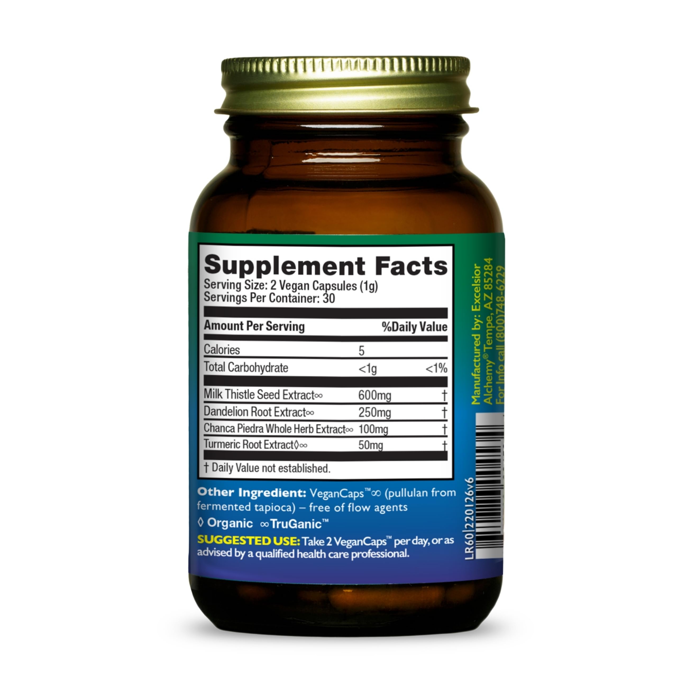 Foto 3 pulgar | Suplemento Healthforce Superfoods Liver Rescue 60 Cápsulas - Venta Internacional.