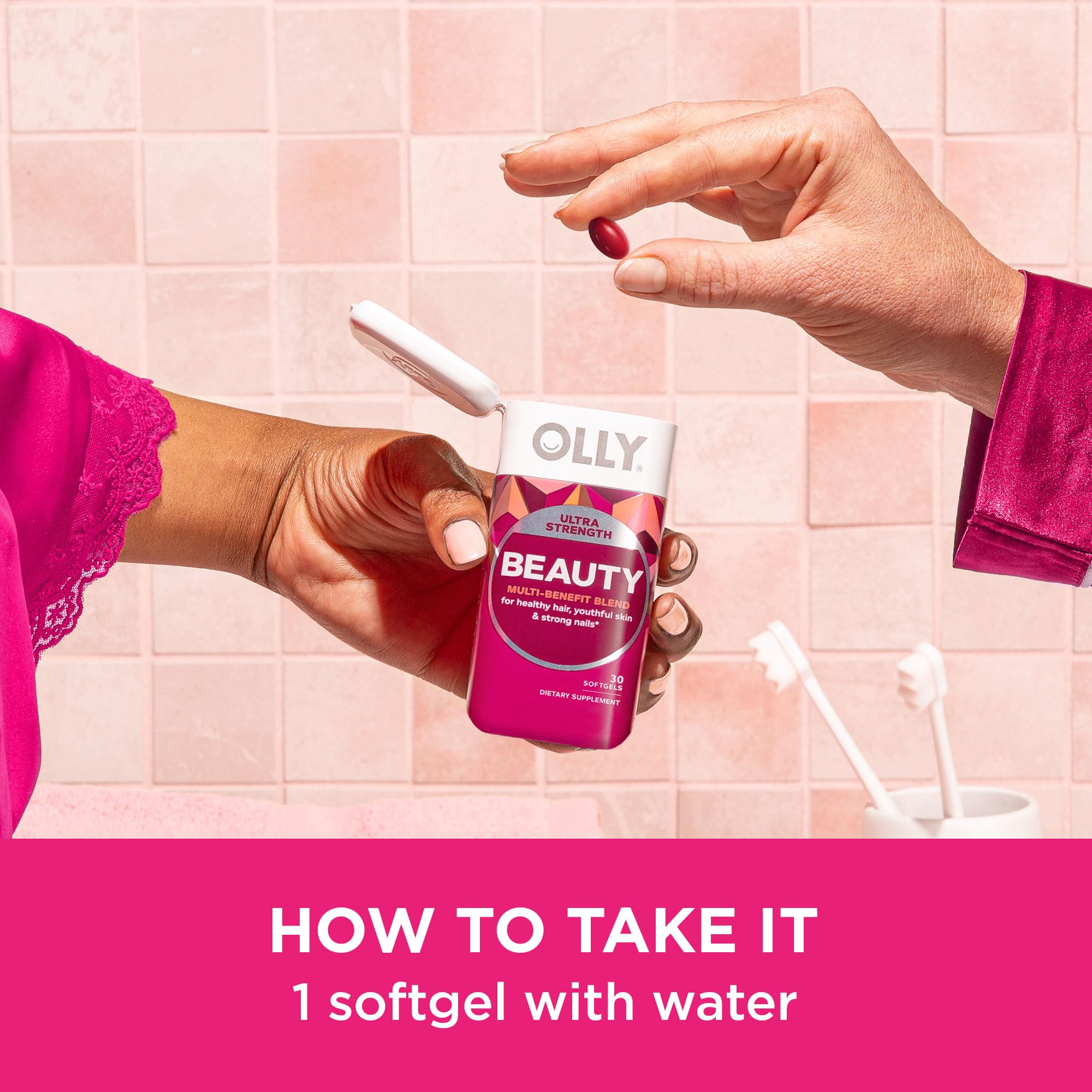 Foto 6 | Suplemento Olly Ultra Strength Beauty 30 Cápsulas Blandas - Venta Internacional.