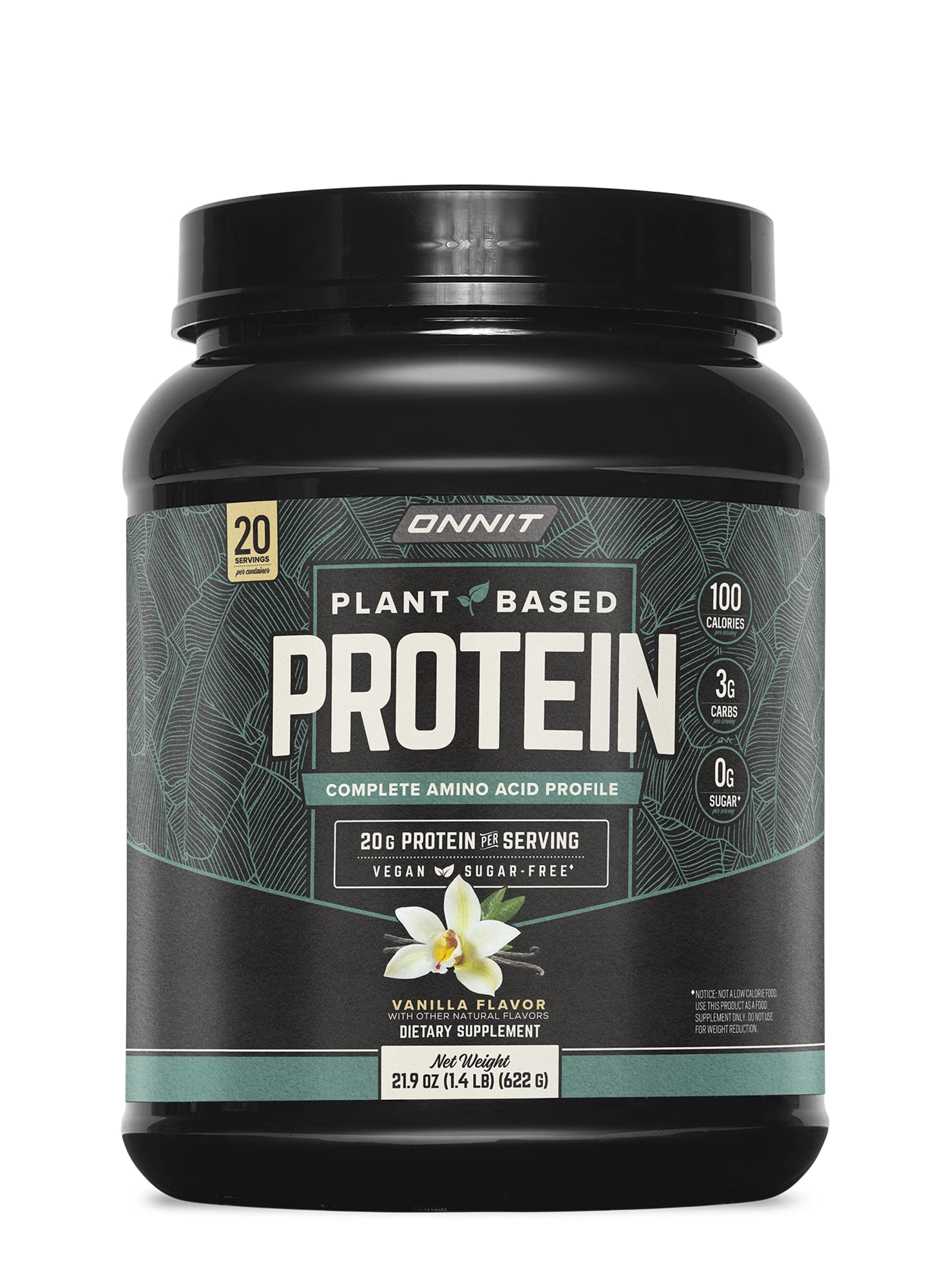 Foto 2 pulgar | Proteína Vegetal En Polvo Onnit Vanilla 620 Ml 20 G/porción - Venta Internacional.