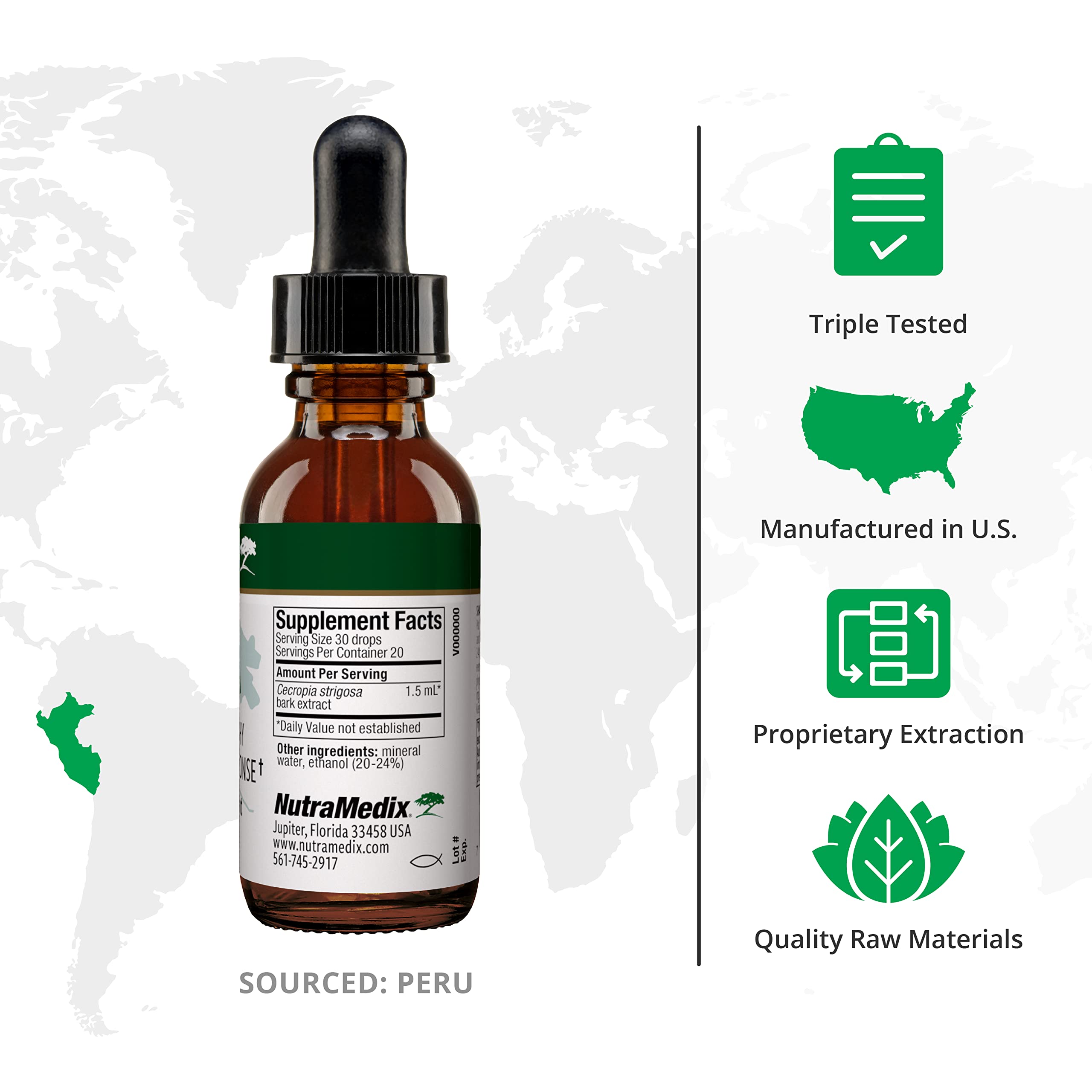 Foto 2 | Suplemento Nutramedix Immune Support Takuna Blanca Bark 30 Ml - Venta Internacional.