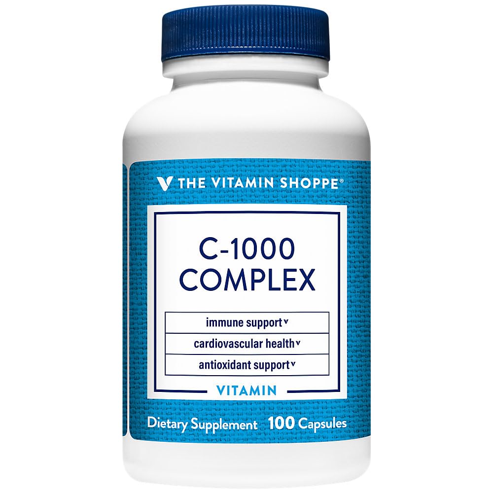 Foto 1 | Complejo De Vitamina C-1000 1000 Mg 100 Cápsulas The Vitamin Shoppe - Venta Internacional.