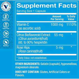 Foto 3 | Complejo De Vitamina C-1000 1000 Mg 100 Cápsulas The Vitamin Shoppe - Venta Internacional.