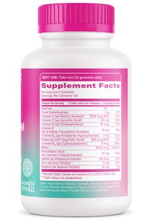 Foto 7 | Gomitas Para La Caída Del Cabello Pink Stork Postpartum Con Biotina Y Vitaminas - Venta Internacional.