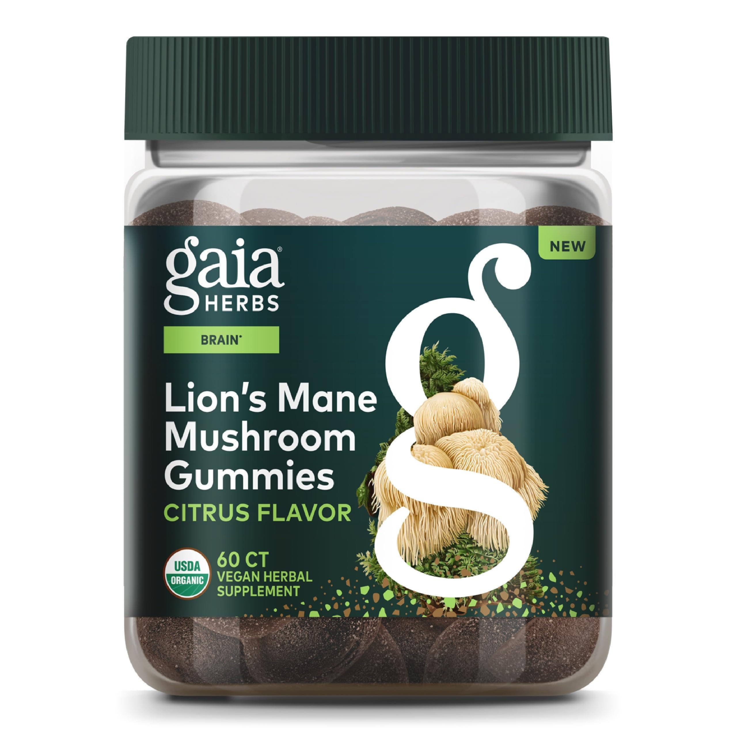 Foto 2 pulgar | Suplemento Gaia Herbs Lion's Mane Mushroom 60 Gomitas - Venta Internacional.