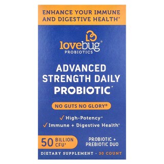 Foto 1 | Suplemento Lovebug Probiotics Advanced Strength De 50 Mil Millones De Cfu - Venta Internacional.