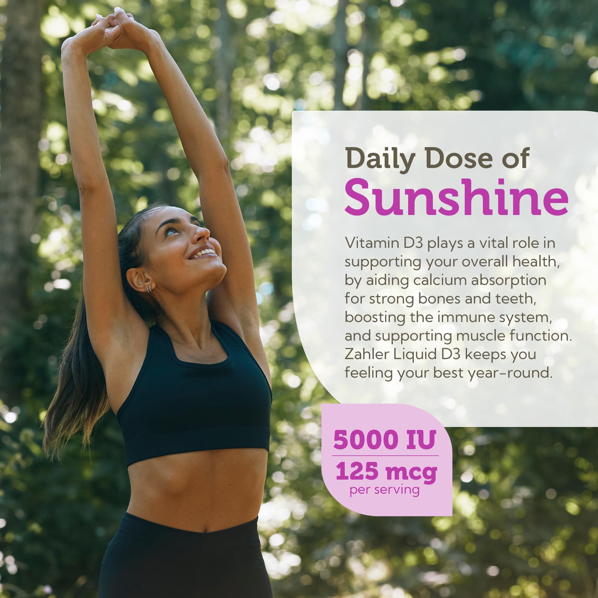 Foto 5 pulgar | Suplemento Zahler Liquid Vitamin D3 5000 Ui Para Adultos 30 Ml - Venta Internacional.