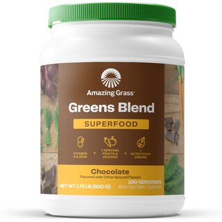 Foto 1 | Superalimento En Polvo Amazing Grass Greens Chocolate, 100 Porciones - Venta Internacional.