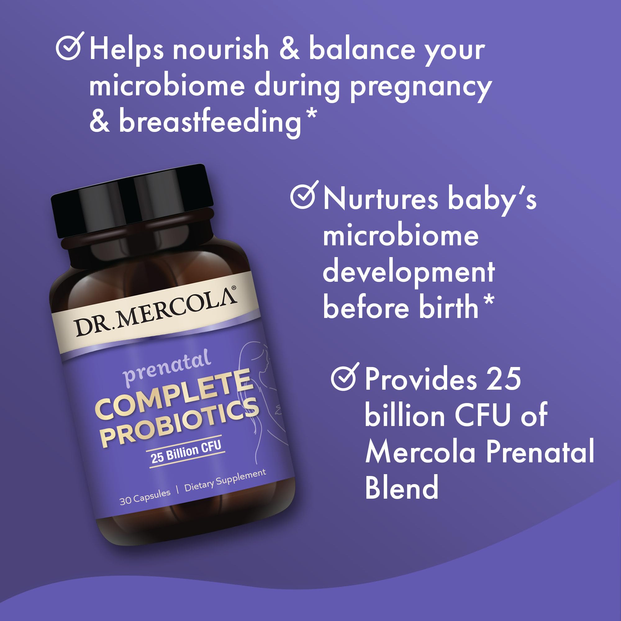 Foto 5 pulgar | Suplemento Dr. Mercola Prenatal Complete Probiotics 30 Cápsulas - Venta Internacional.
