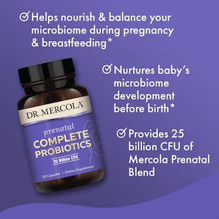 Foto 4 | Suplemento Dr. Mercola Prenatal Complete Probiotics 30 Cápsulas - Venta Internacional.