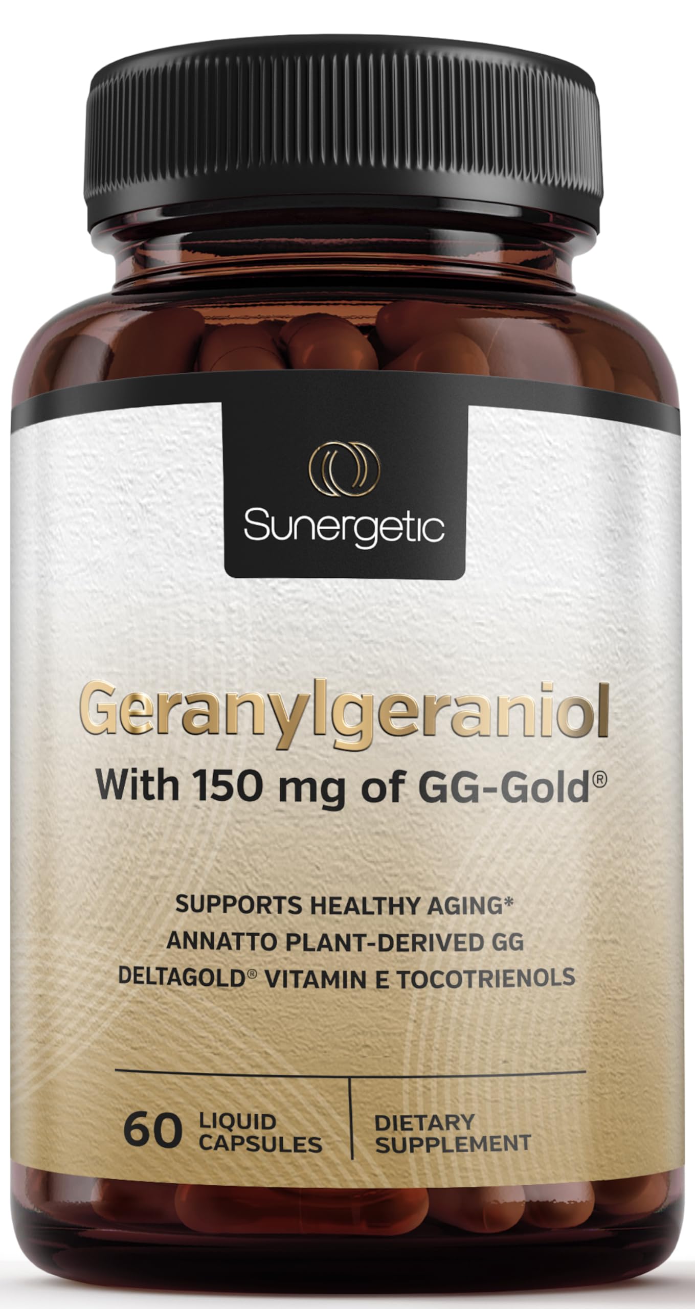 Foto 2 pulgar | Suplemento Sunergetic Premium Geranilgeraniol Gg-gold 150 Mg - Venta Internacional.
