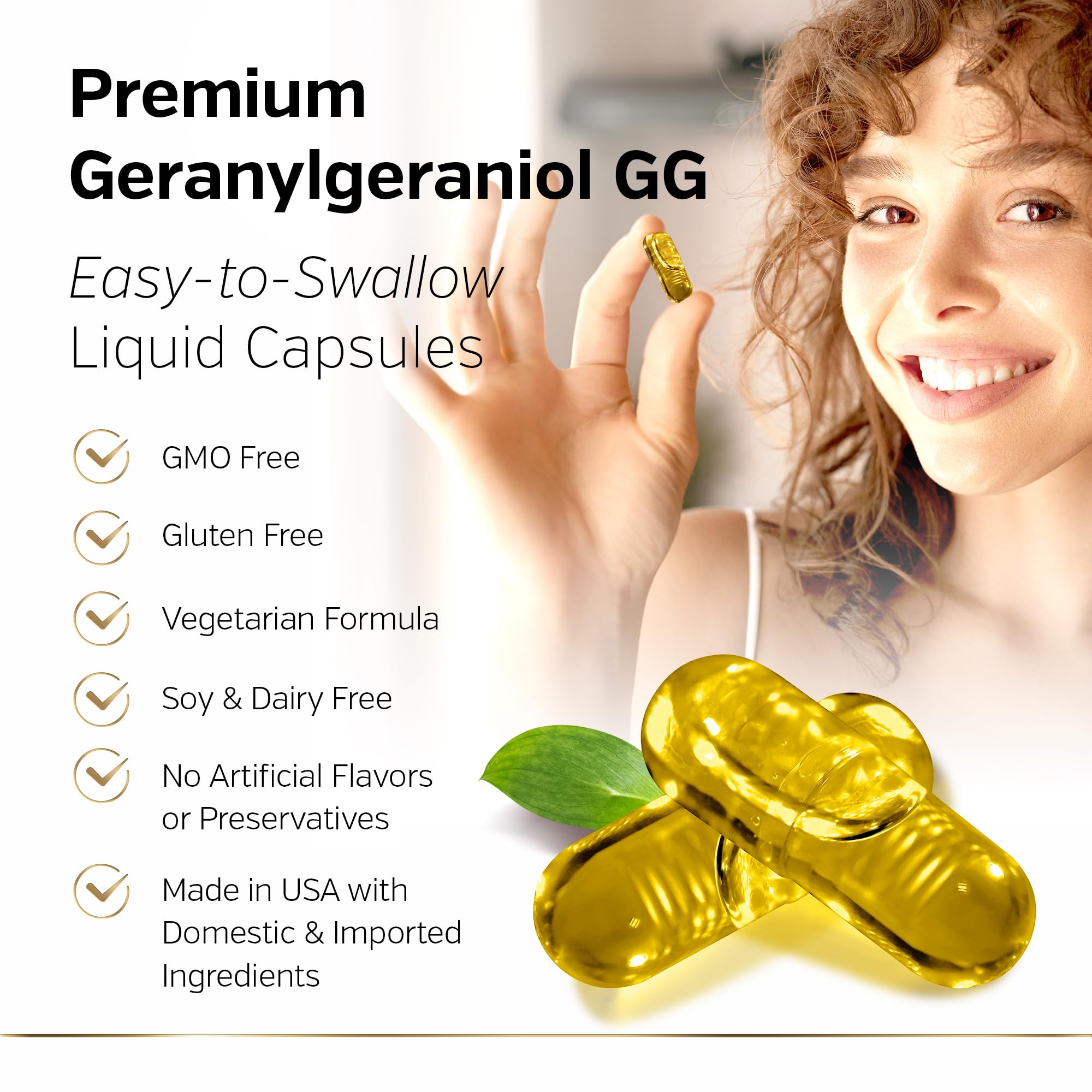 Foto 6 pulgar | Suplemento Sunergetic Premium Geranilgeraniol Gg-gold 150 Mg - Venta Internacional.