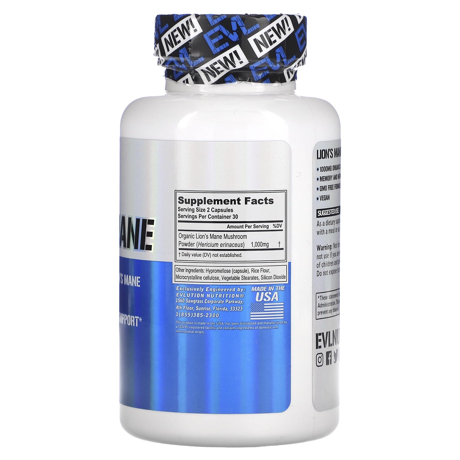 Foto 2 | Suplemento Evolution Lion's Mane - Venta Internacional.