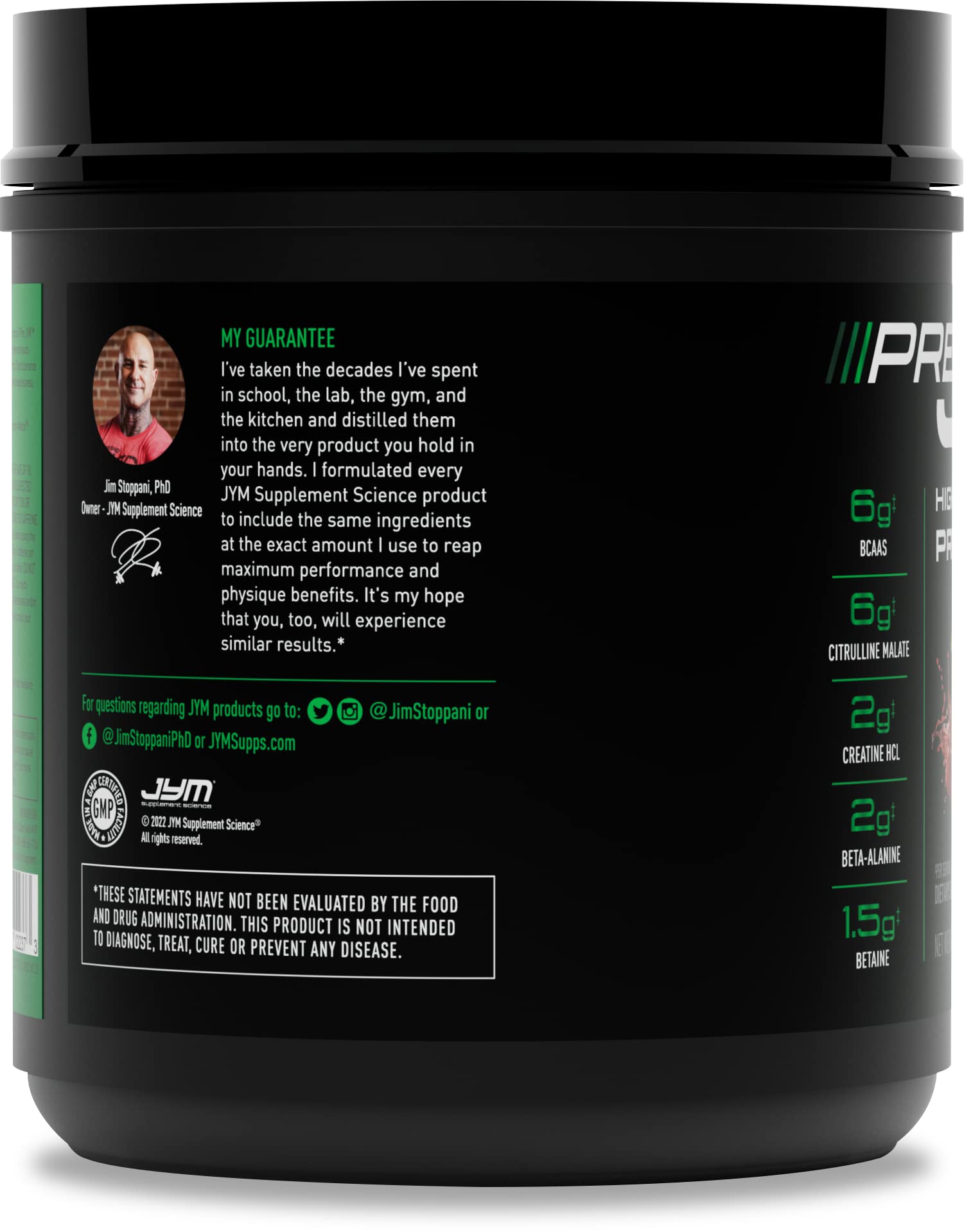 Foto 6 pulgar | Suplemento Jym En Polvo Para Antes Del Entrenamiento Science Pre Jym Black Cherry - Venta Internacional.
