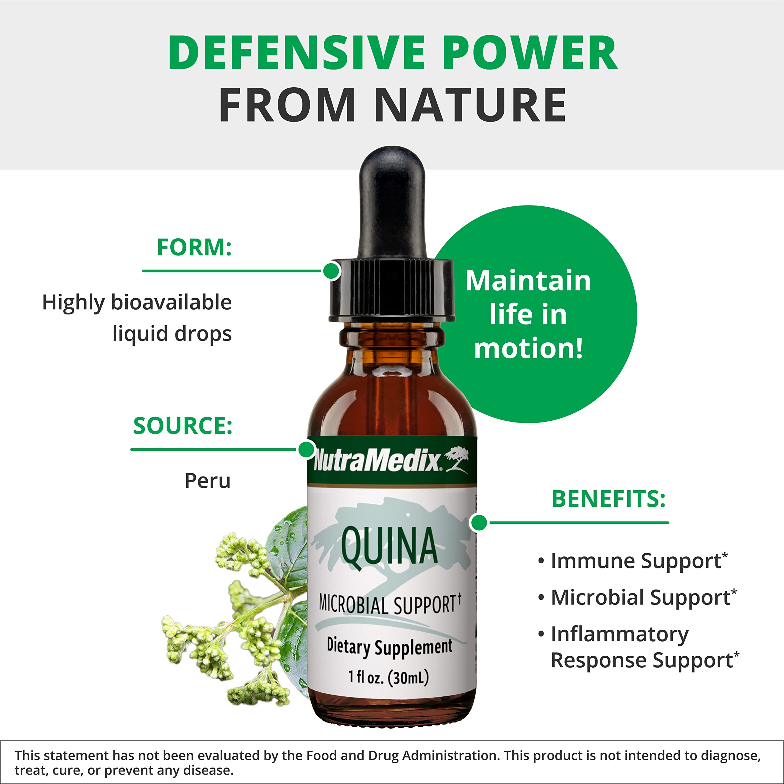 Foto 5 pulgar | Suplemento Nutramedix Quina Herbal Extract 30 Ml Daily Immune - Venta Internacional.