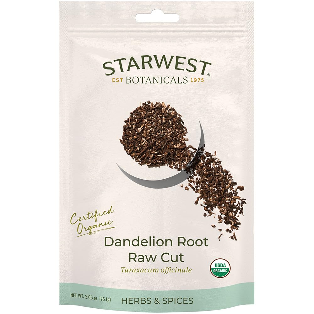 Foto 2 pulgar | Tea Starwest Botanicals Raíz De Diente De León Cruda, Orgánica, 75 Ml - Venta Internacional.