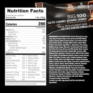 Foto 5 | Protein Bar Met-rx Big 100 Brownie Con Caramelo Salado, 9 X 100 G - Venta Internacional.