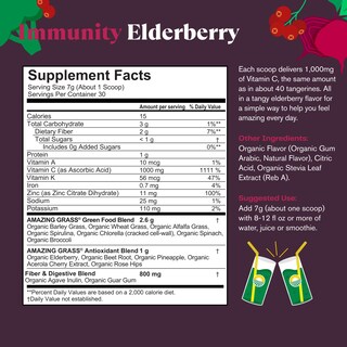Foto 2 | Superfood Amazing Grass Greens Blend, Ayuda Al Sistema Inmunitario, 30 Porciones - Venta Internacional.
