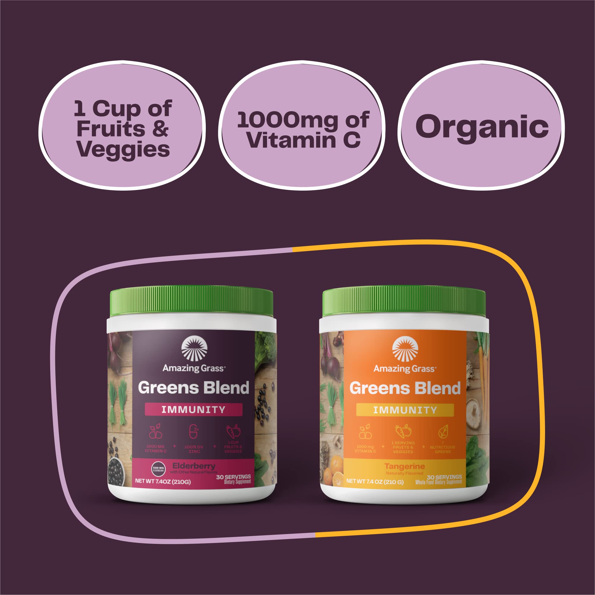 Foto 5 pulgar | Superfood Amazing Grass Greens Blend, Ayuda Al Sistema Inmunitario, 30 Porciones - Venta Internacional.