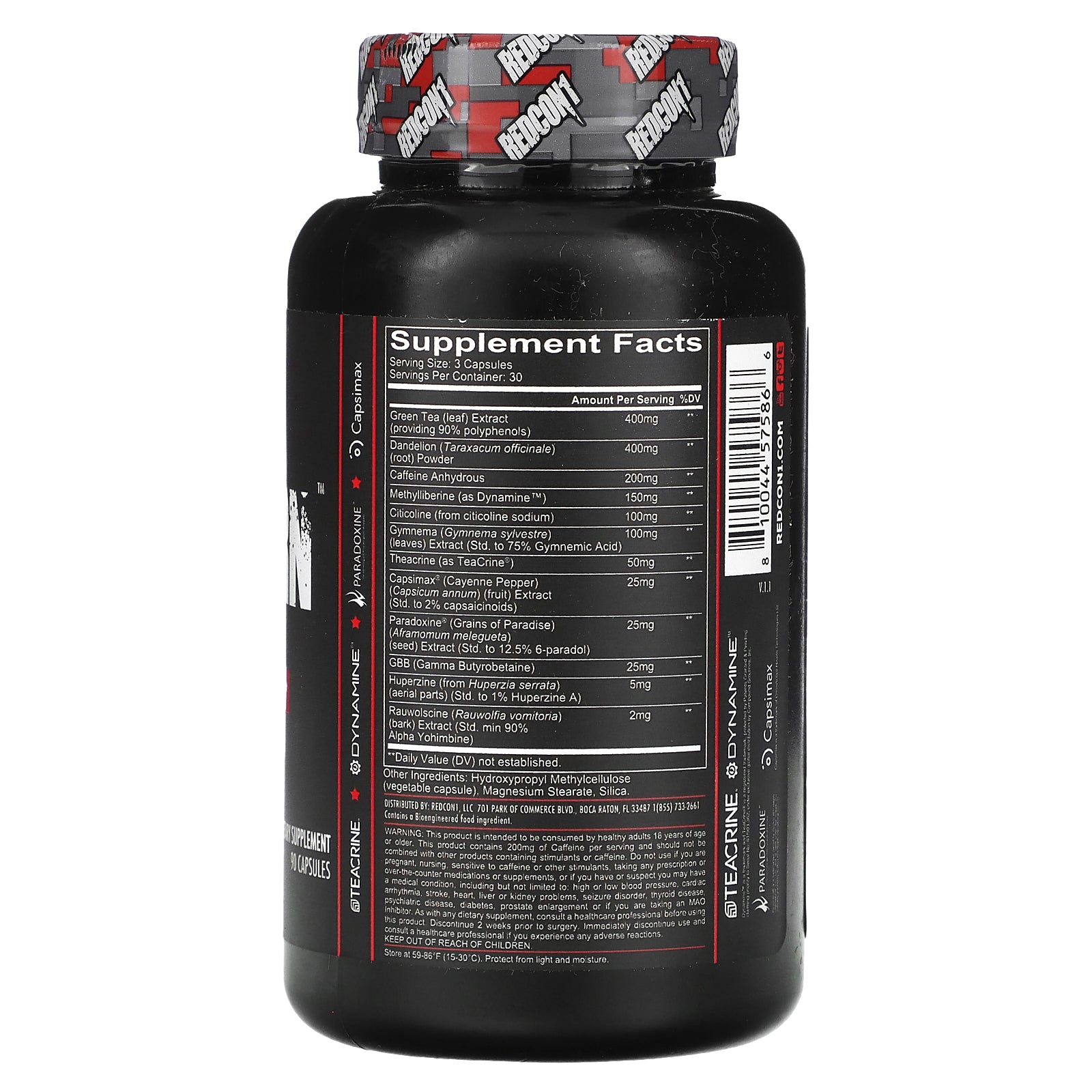 Foto 2 | Suplemento Redcon1 C-burn Extreme Fat Burn 90 Cápsulas - Venta Internacional.