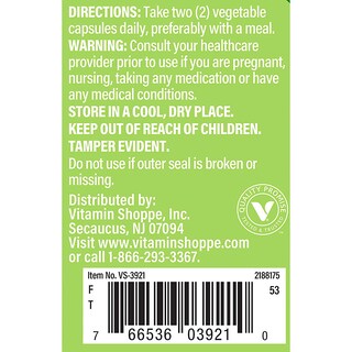 Foto 4 | Suplemento The Vitamin Shoppe Lion's Mane 1000 Mg 120 Cápsulas - Venta Internacional.