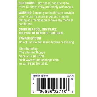 Foto 4 | Complemente El Extracto De Cardo Mariano De Vitamin Shoppe 175 Mg - Venta Internacional.