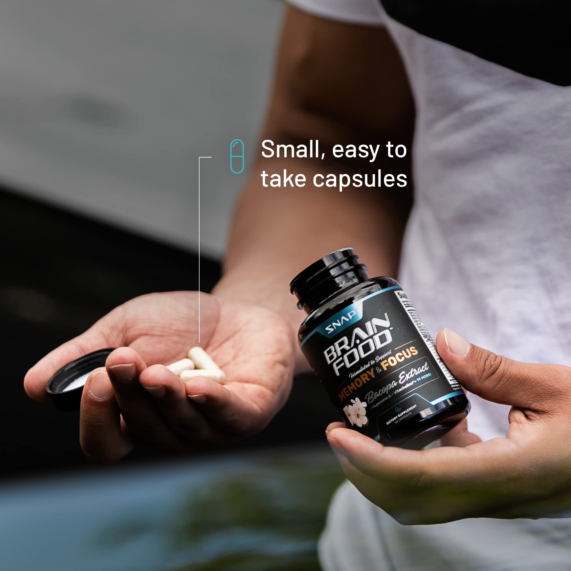 Foto 5 pulgar | Suplemento Snap Supplements Nootropics Brain Booster 60 Cápsulas - Venta Internacional.