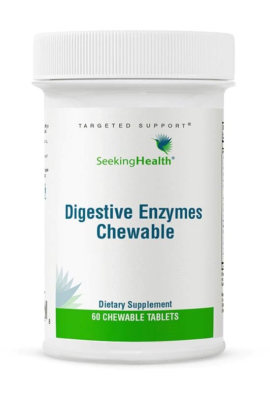 Foto 2 pulgar | Enzimas Digestivas Masticables Supplement Seeking Health, 60 Tabletas - Venta Internacional.