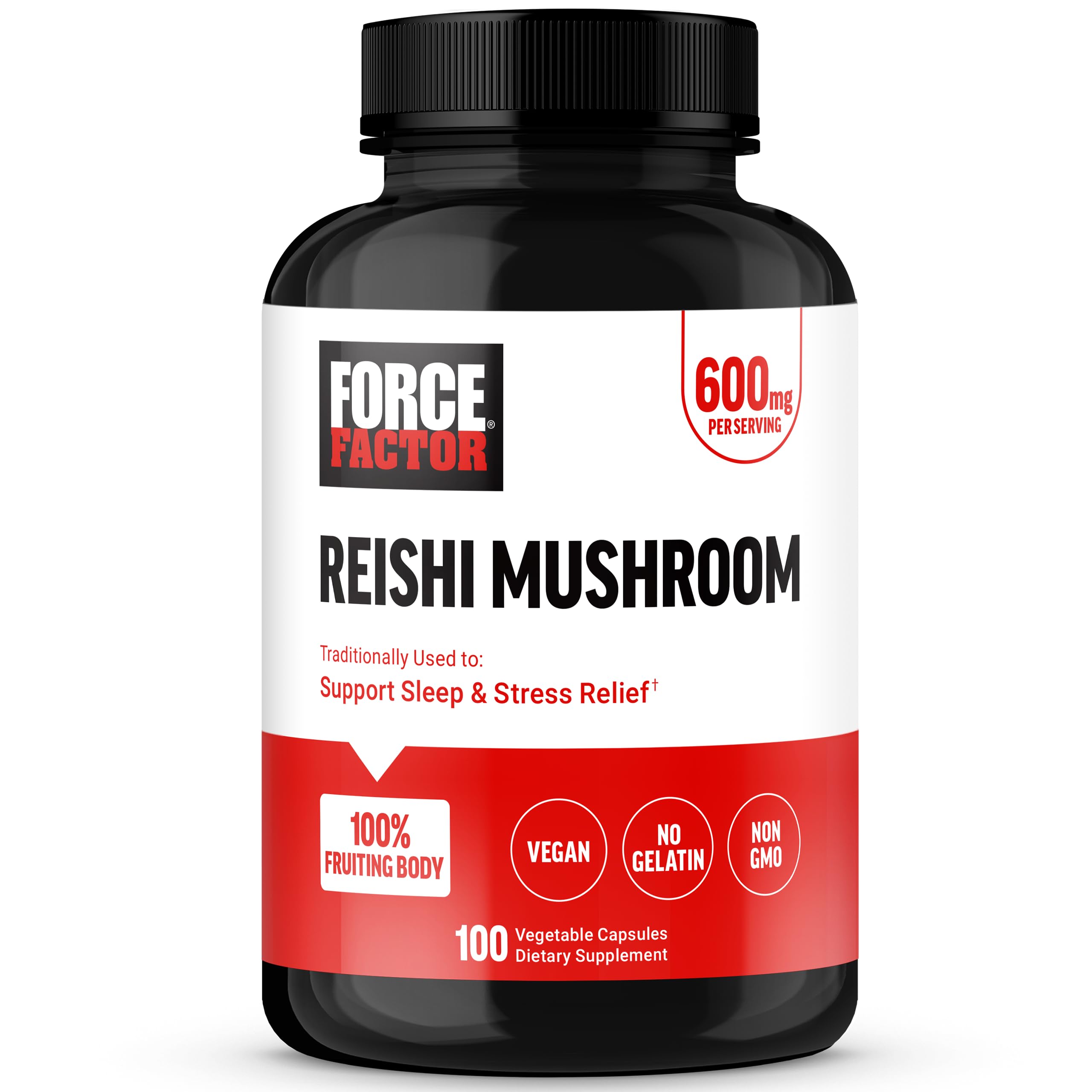 Foto 2 pulgar | Suplemento Force Factor Reishi Mushroom 100 Cápsulas - Venta Internacional.