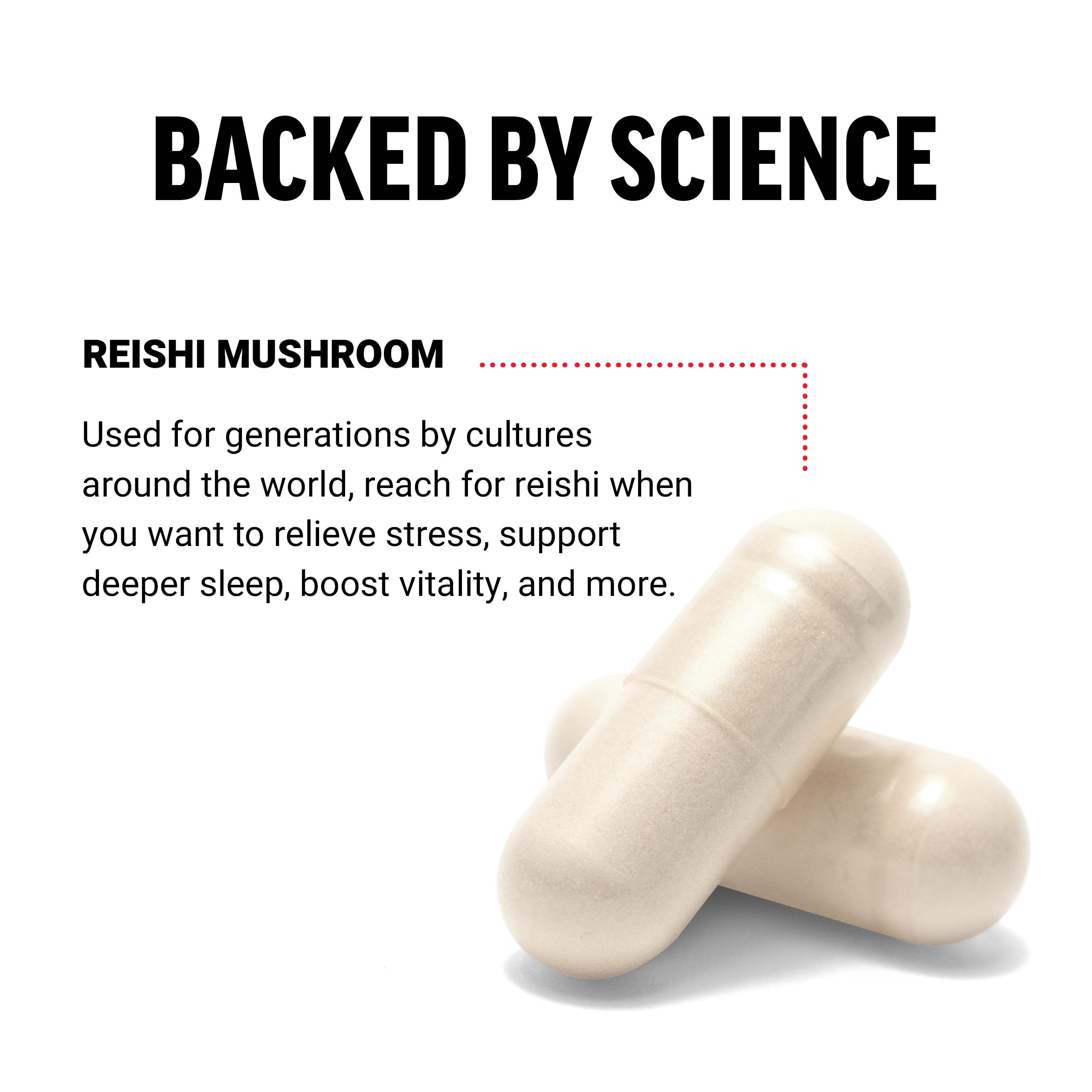 Foto 4 pulgar | Suplemento Force Factor Reishi Mushroom 100 Cápsulas - Venta Internacional.