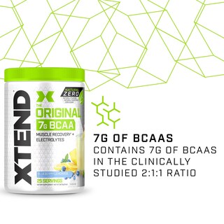 Foto 3 | Limonada De Arándanos Scivation Xtend Natural Zero Con Bcaa En Polvo - Venta Internacional.
