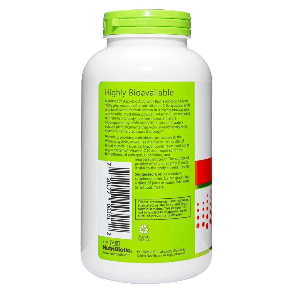 Foto 3 pulgar | Suplemento De Ácido Ascórbico Nutribiotic Con Bioflavonoides 2000 Mg - Venta Internacional.