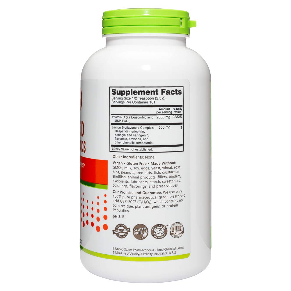 Foto 4 pulgar | Suplemento De Ácido Ascórbico Nutribiotic Con Bioflavonoides 2000 Mg - Venta Internacional.