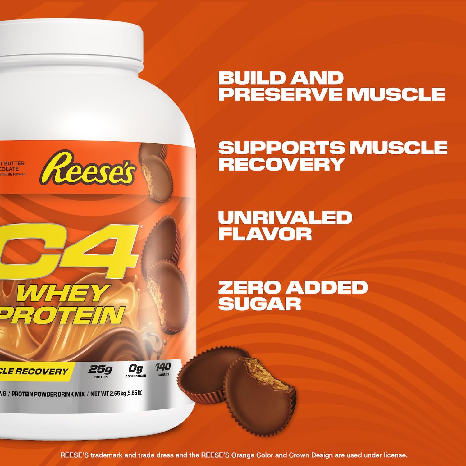 Foto 3 | Crema De Cacahuete Cellucor C4 Reese's De Proteína De Suero En Polvo, 1,65 Kg - Venta Internacional.