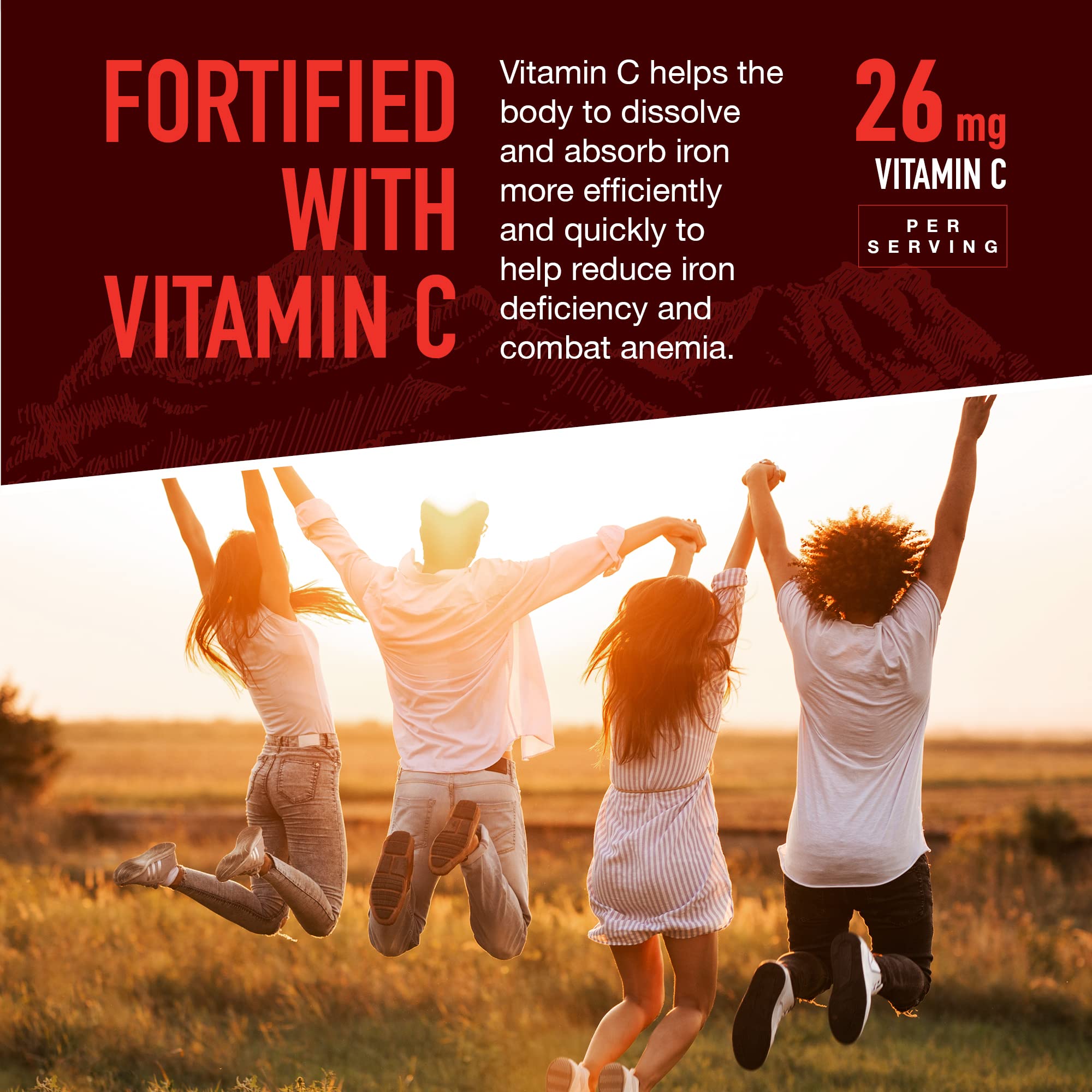 Foto 4 | Suplementos De Hierro Yum-v's Strong Earth Con Gomitas De Vitamina C - Venta Internacional.