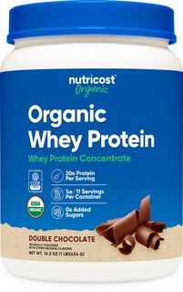 Foto 1 | Proteína En Polvo Nutricost Organic Whey Double Chocolate 454 G - Venta Internacional.