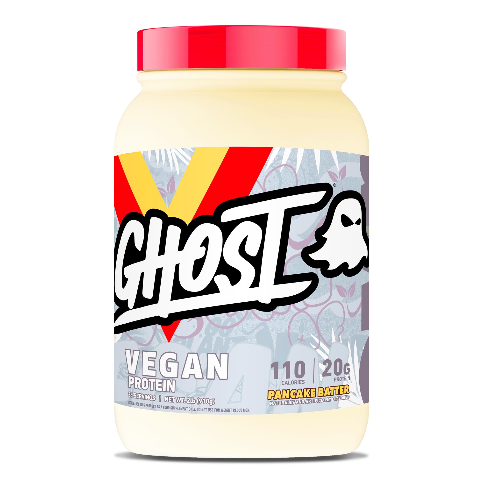 Foto 1 | Proteína En Polvo Ghost, Masa Vegana Para Panqueques, 907 G, 20 G De Proteína - Venta Internacional.